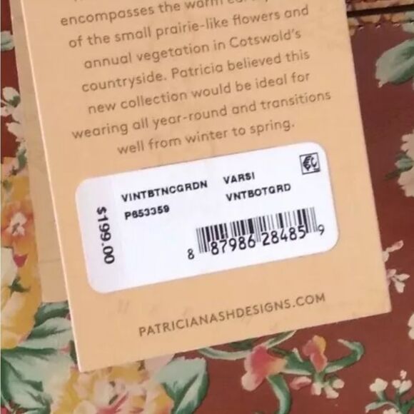 Patricia Nash vintage botanical garden floral brown shoulder bag NWT - Picture 5 of 14